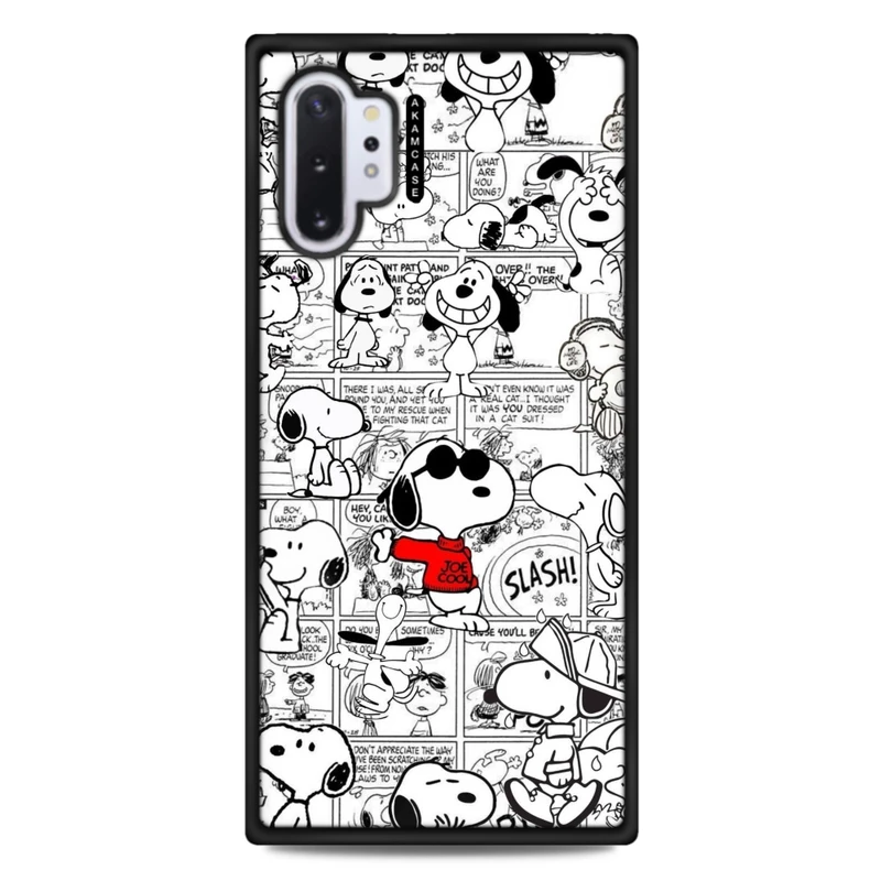 کاور آکام مدل AMC-WSGN10P-SNOOPY-26 مناسب برای گوشی موبایل سامسونگ Galaxy Note 10 Plus