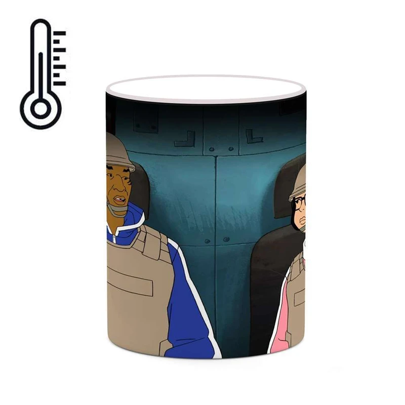 ماگ حرارتی کاکتی مدل کارتون Mike Tyson Mysteries کد mgh22738