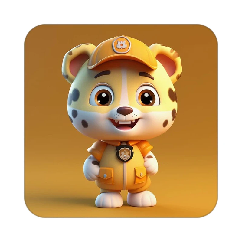 زیر لیوانی کاکتی طرح شیر مدل mp23837