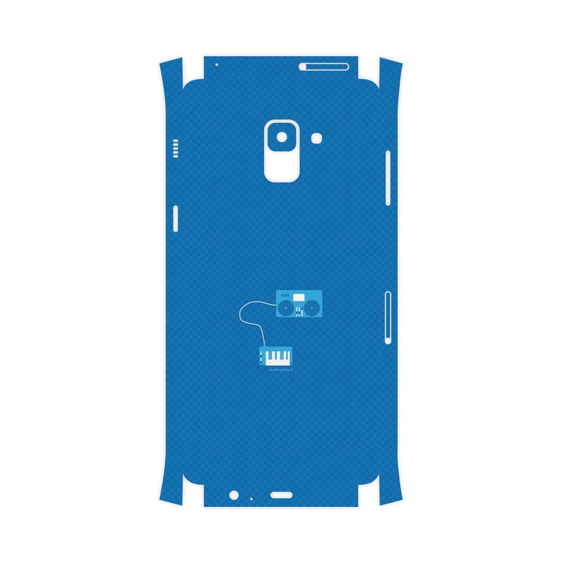برچسب پوششی ماهوت مدل Minimal DJ Icon-FullSkin مناسب برای گوشی موبایل سامسونگ Galaxy A8 Plus 2018