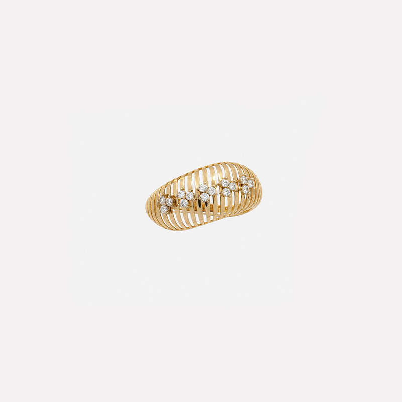 انگشتر طلا 18 عیار زنانه مایا ماهک مدل هرموس MR1606 - 5