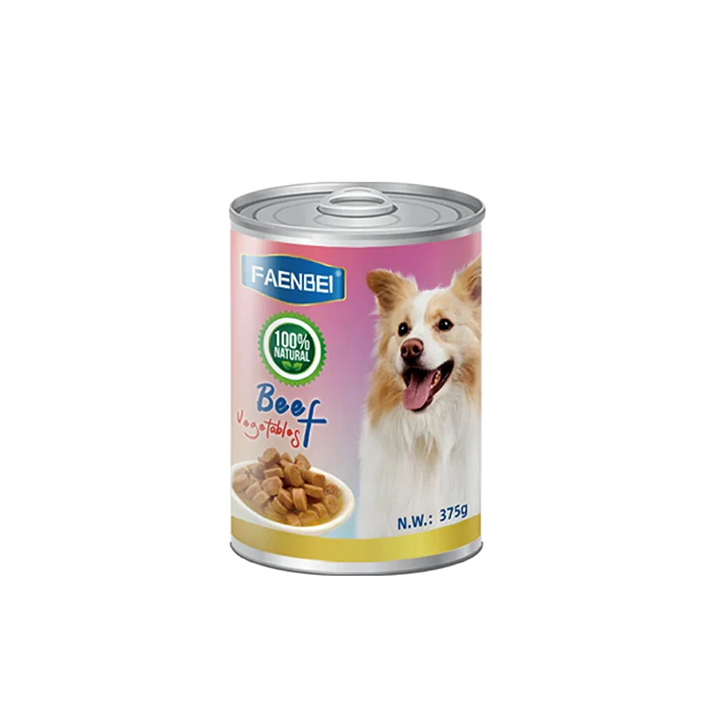 کنسرو غذای سگ فنبی مدل Chunk in Gravy طعم گوشت گاو وزن ۳۷۵ گرم