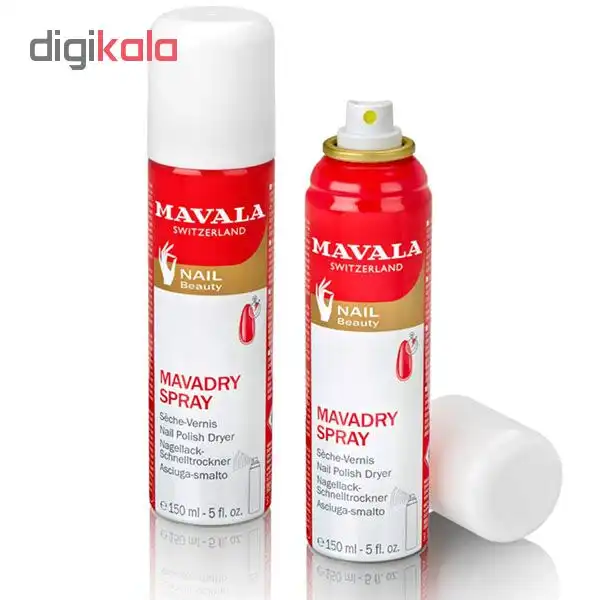 اسپری خشک کننده لاک ماوالا مدل Mavadry حجم 150 میلی لیتر