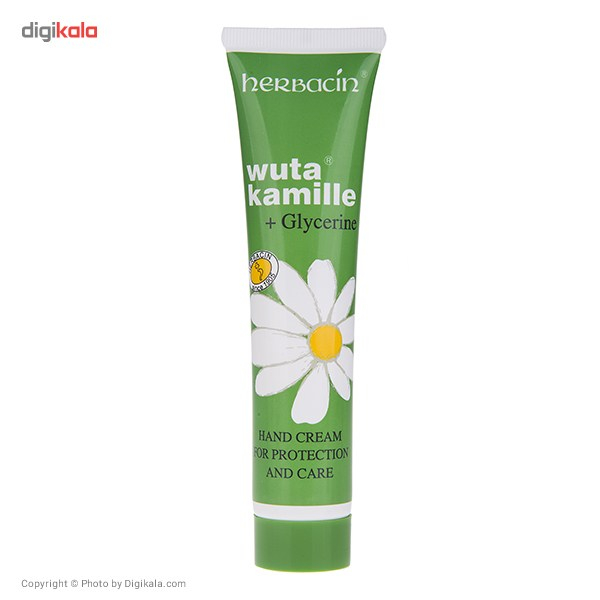 کرم دست هرباسین مدل Wuta Kamille Glycerine حجم 75 میلی لیتر