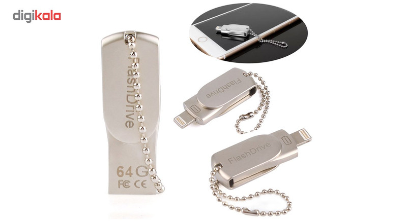 فلش مموری مدل flashDrive ظرفیت 64 گیگابایت