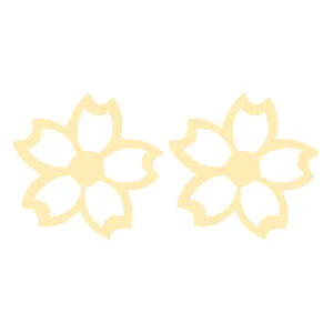 گوشواره طلا 18 عیار زنانه کرابو طرح گل مدل Kr5207