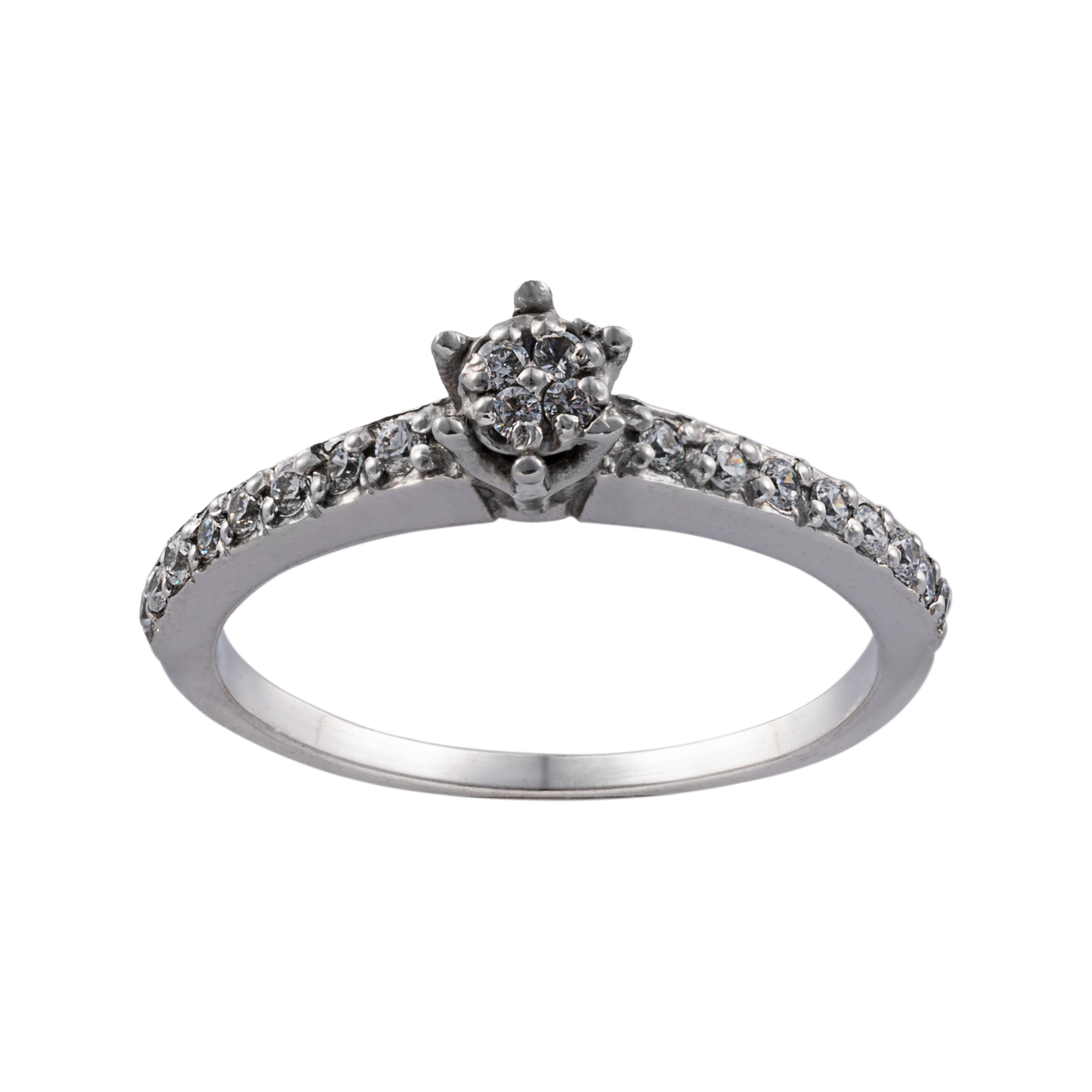 انگشتر طلا 18 عیار زنانه جواهری سون مدل 0070