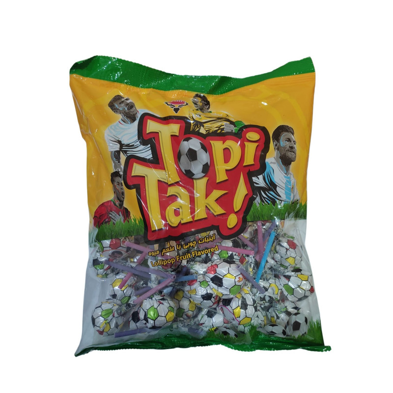 آبنبات چوبی توپی تک میوه ای آدرین - 750 گرم