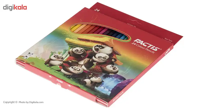 مداد رنگی 24 رنگ فکتیس