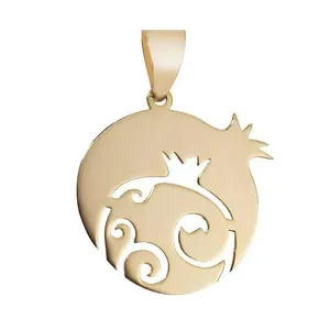 آویز گردنبند طلا 18 عیار زنانه قیراط طرح انار کد GH3870