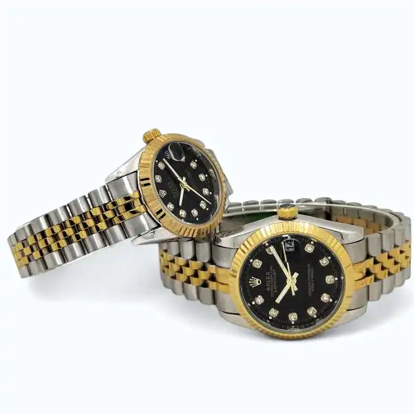 ست ساعت مچی عقربه ای زنانه و مردانه مدل DATE JUST