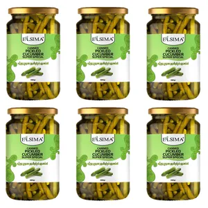 خیارشور سوپر ویژه السیما - 680 گرمی بسته 6 عددی