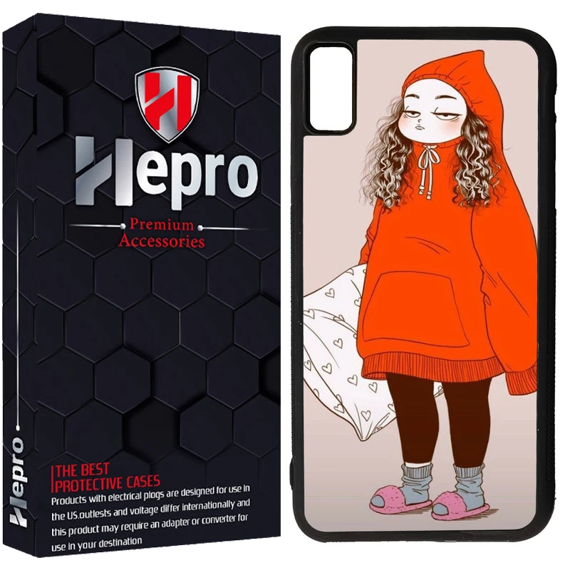 کاور هپرو طرح فانتزی مدل TPU مناسب برای گوشی موبایل اپل IPHONE X / XS