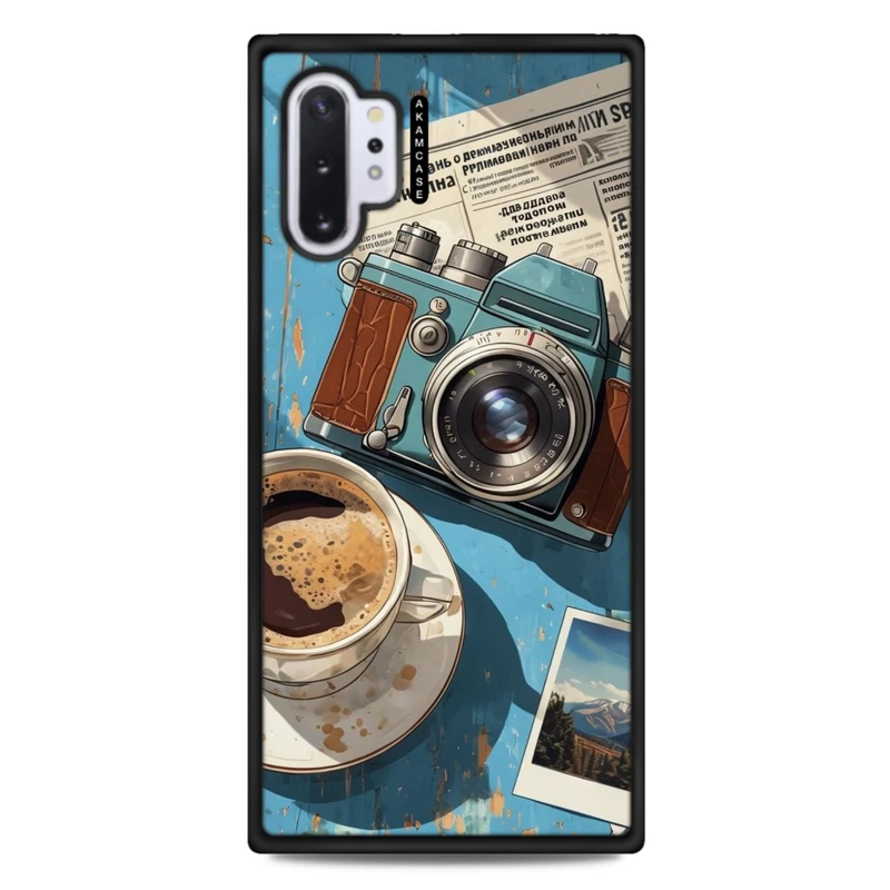 کاور آکام مدل AMC-WSGN10P-COFFEE-1 مناسب برای گوشی موبایل سامسونگ Galaxy Note 10 Plus