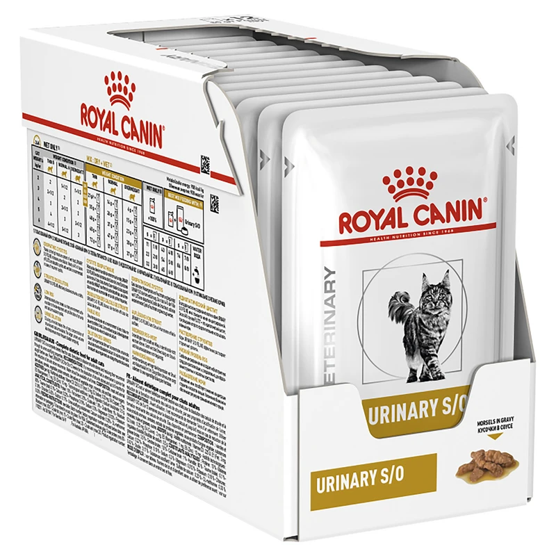 پوچ گربه رویال کنین مدل Urinary وزن 85 گرم بسته 12 عددی