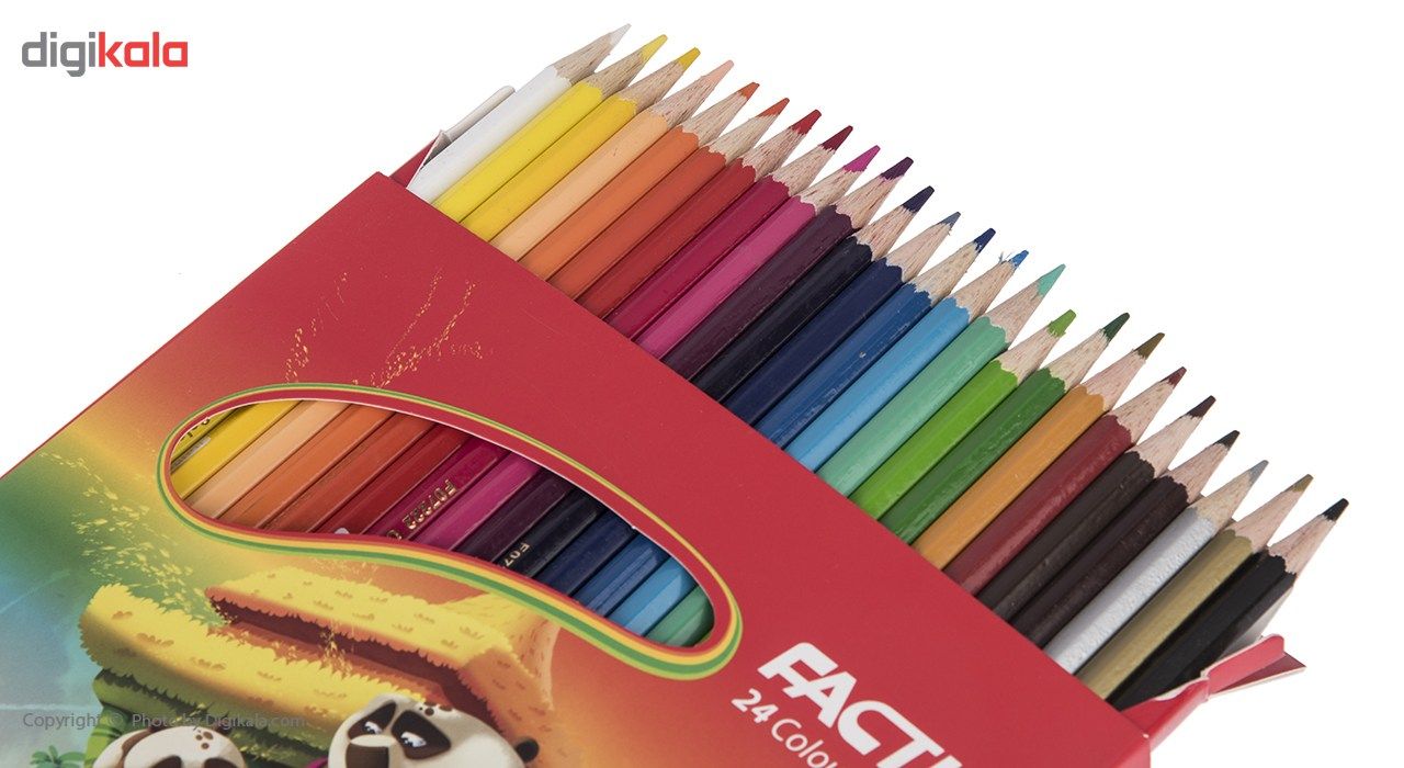 مداد رنگی 24 رنگ فکتیس