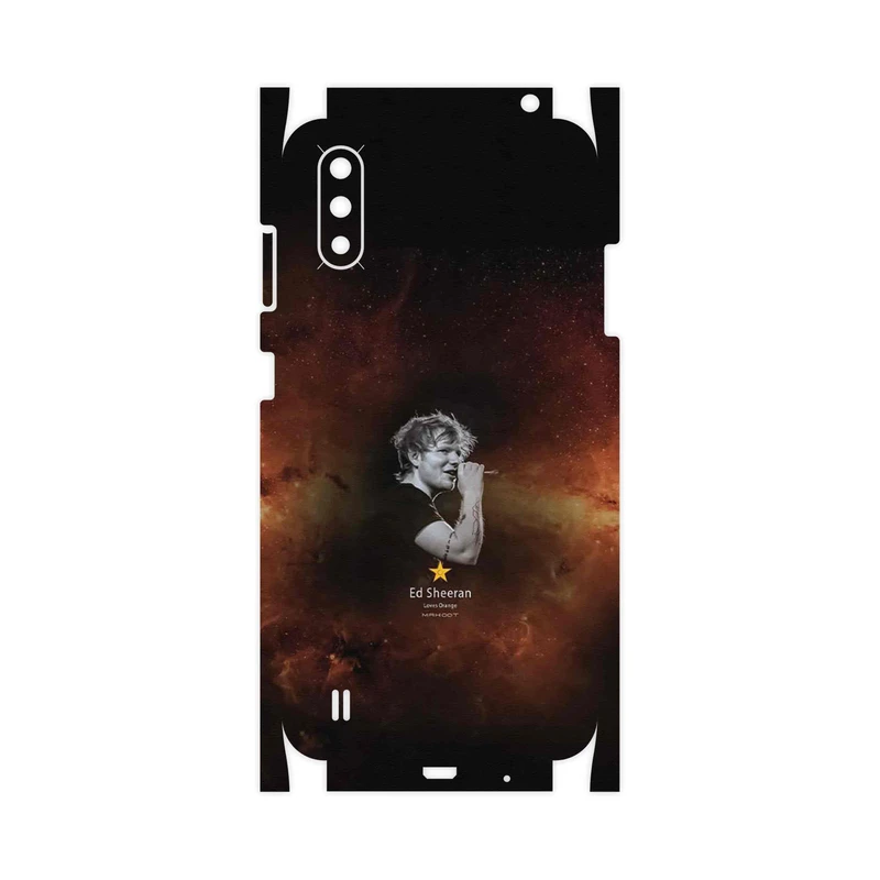 برچسب پوششی ماهوت مدل Ed Sheeran-FullSkin مناسب برای گوشی موبایل سامسونگ Galaxy A01