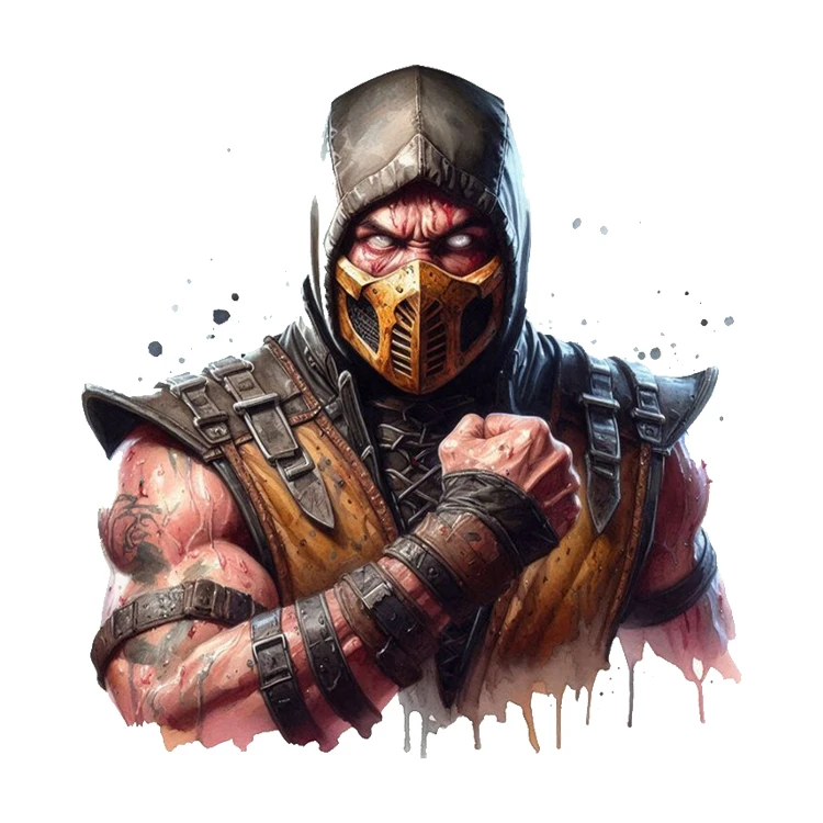 استیکر پارچه و لباس پاد آفرین مدل اسکورپین کد 334