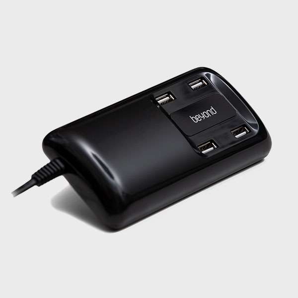 هاب شارژر 4 پورت USB بیاند مدل BA-100 هاب شارژر 4 پورت USB بیاند مدل BA-100