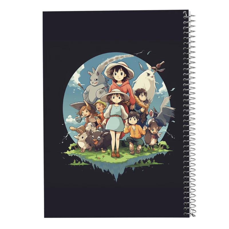 دفتر مشق 50 برگ مدوپد مدل Ghibli کد DF2534