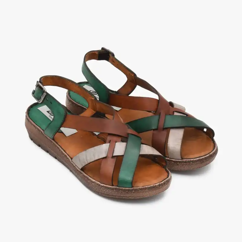 صندل زنانه چرم تهران مدل L87S