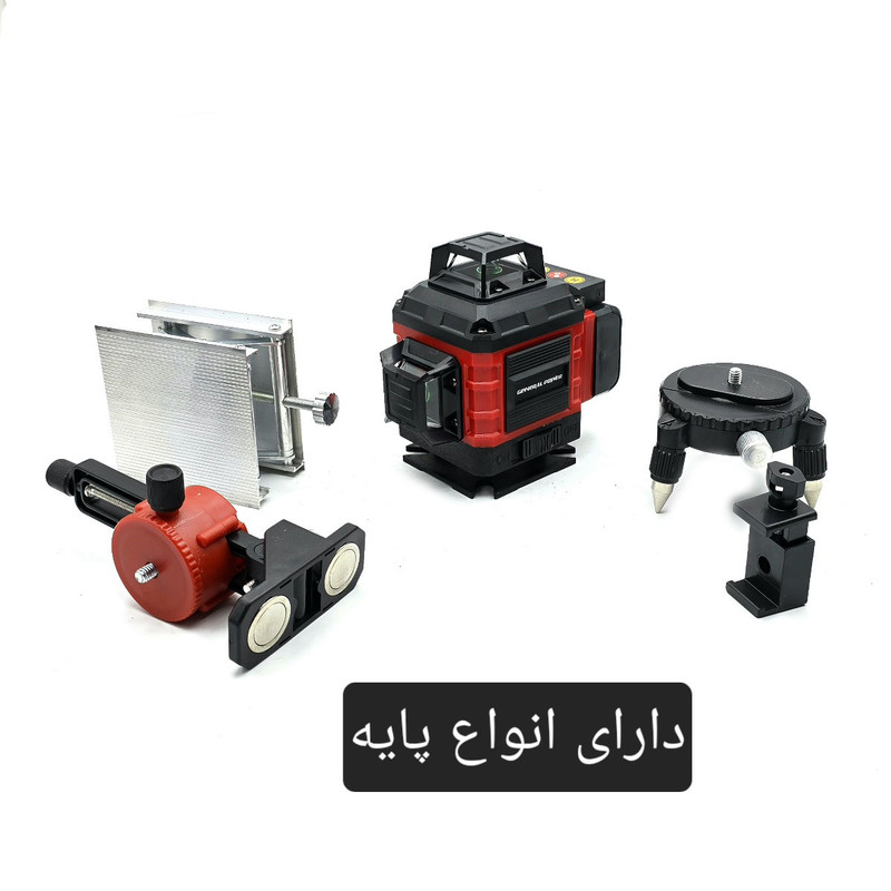 تراز لیزری جنرال پاور مدل درجه360 مجموعه 12 عددی