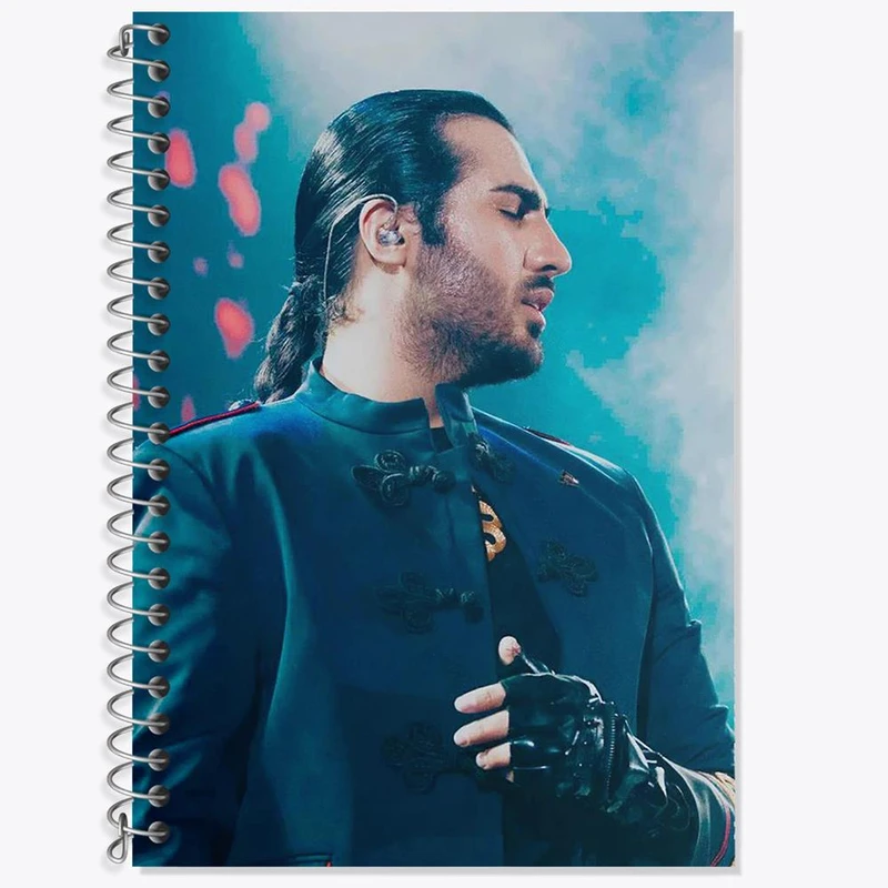 دفتر زبان 50 برگ خندالو مدل سه خط طرح رهام هادیان ماکان بند کد 27273