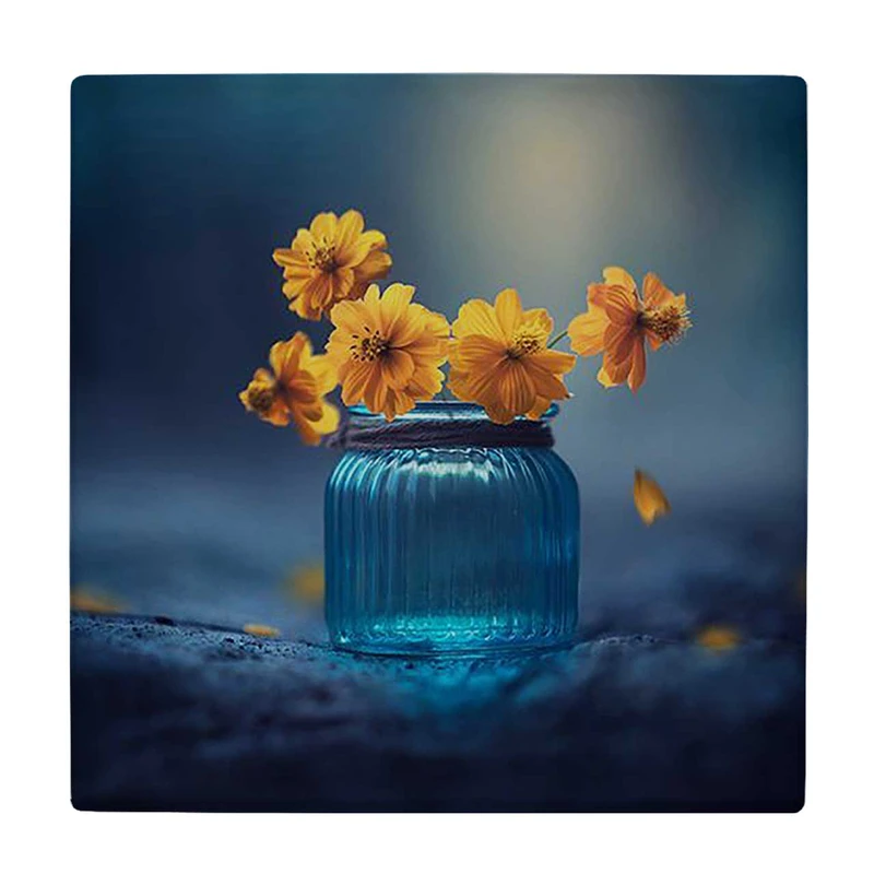  زیر لیوانی  طرح گلدان گل کد    5767972_4009