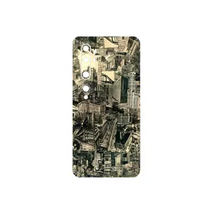 MAHOOT Collage of Skyscraper Cover Sticker for Xiaomi Mi Note 10
