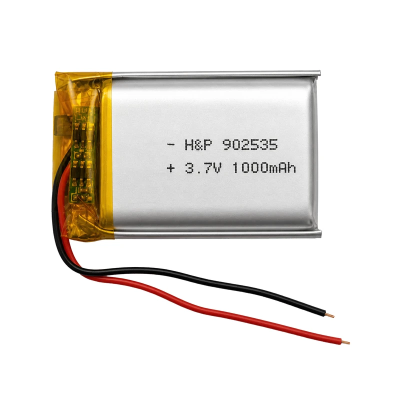 باتری لیتیومی قابل شارژ مدل H&P-902535 ظرفیت 1000 میلی آمپر ساعت