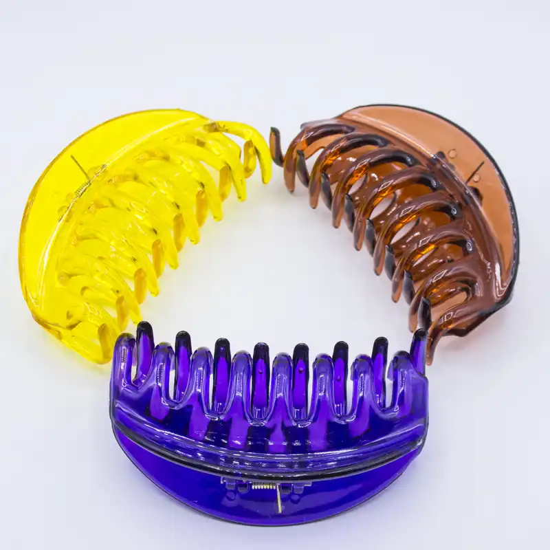 کلیپس مو زنانه مدل byb crystal بسته 3 عددی