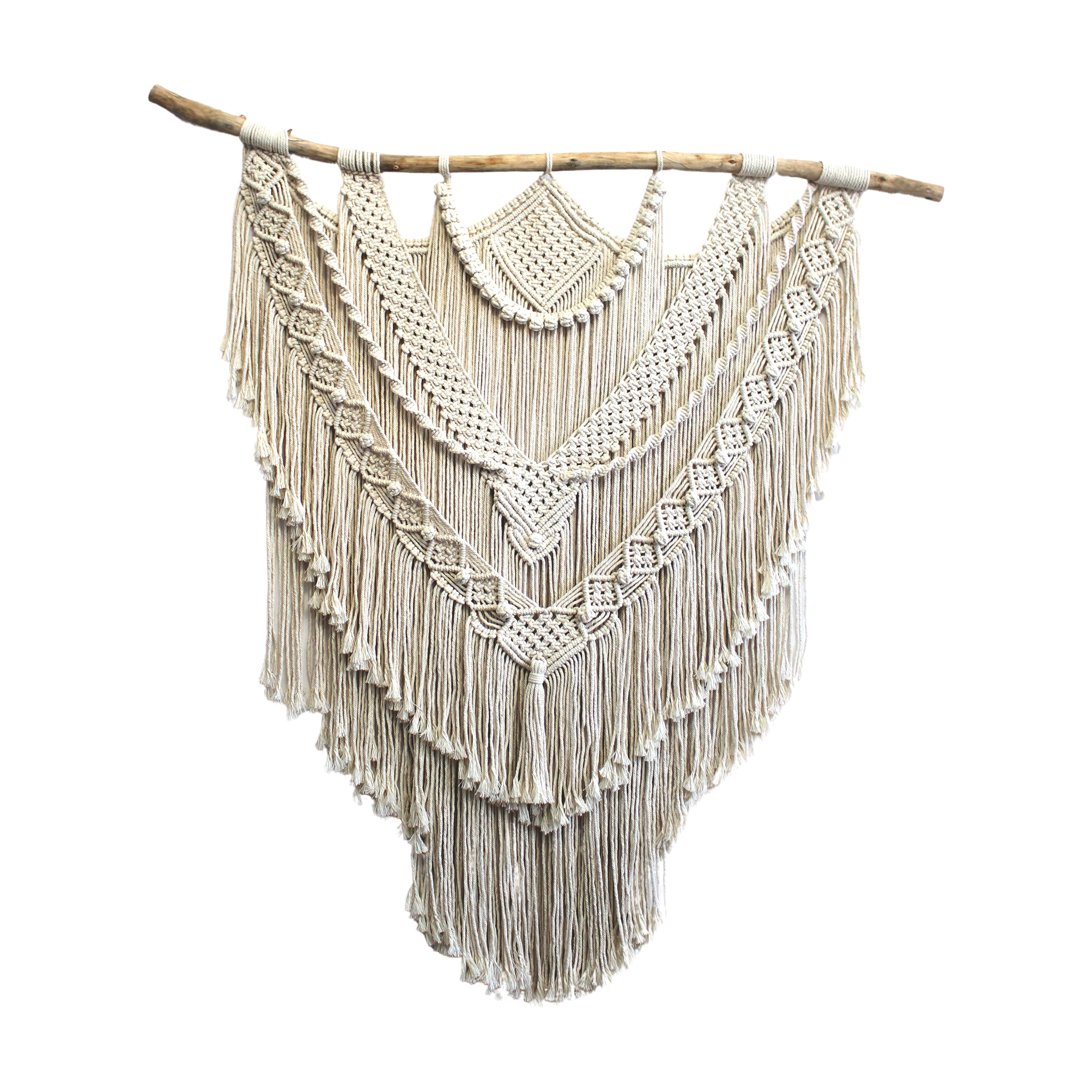 آویز تزئینی بافتنی مدل WH کد 01