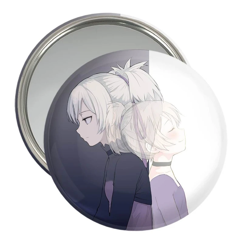 آینه جیبی خندالو مدل یین انیمه تاریک تر از سیاهی Darker Than Black  کد 22585