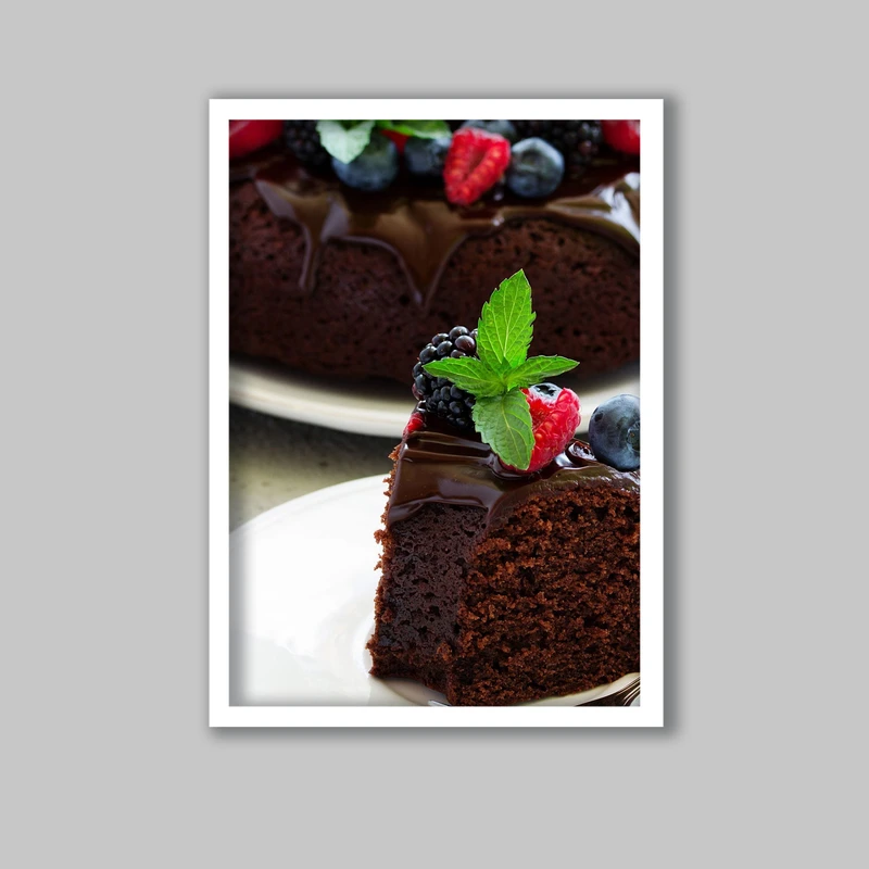 تابلو مدل آشپزخانه طرح کیک کد LA-G10187