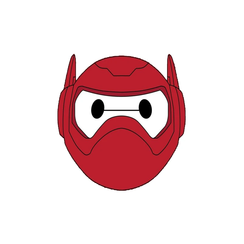 استیکر لپ تاپ و موبایل مدل انیمیشن طرح شش ابر قهرمان بیمکس Big Hero 6 Baymax کد 2705