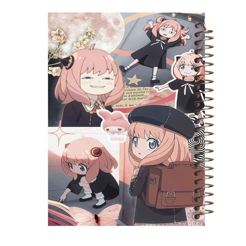 دفتر رنگ آمیزی 40 برگ طرح انیمه مدل انیا کد R59