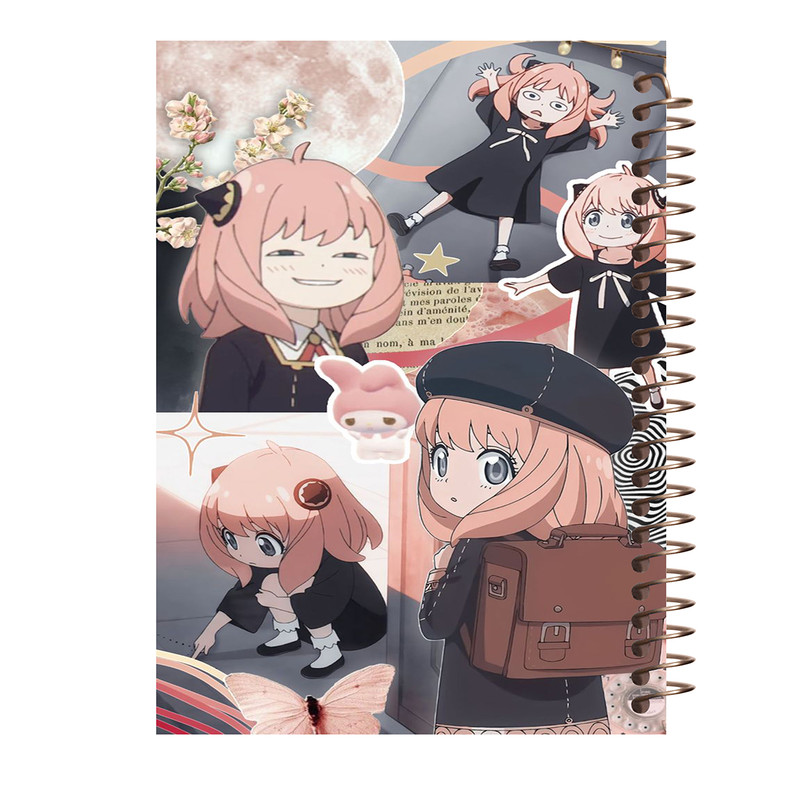 دفتر رنگ آمیزی 40 برگ طرح انیمه مدل انیا کد R59