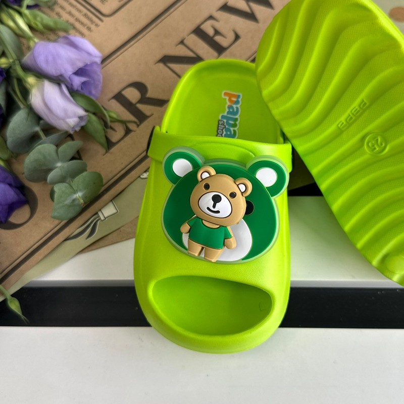 دمپایی حمام بچگانه پاپا مدل چکاوک کد Gr-02