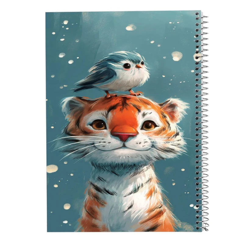 دفتر شطرنجی 50 برگ مدوپد طرح موجودات فانتزی کد DF16873