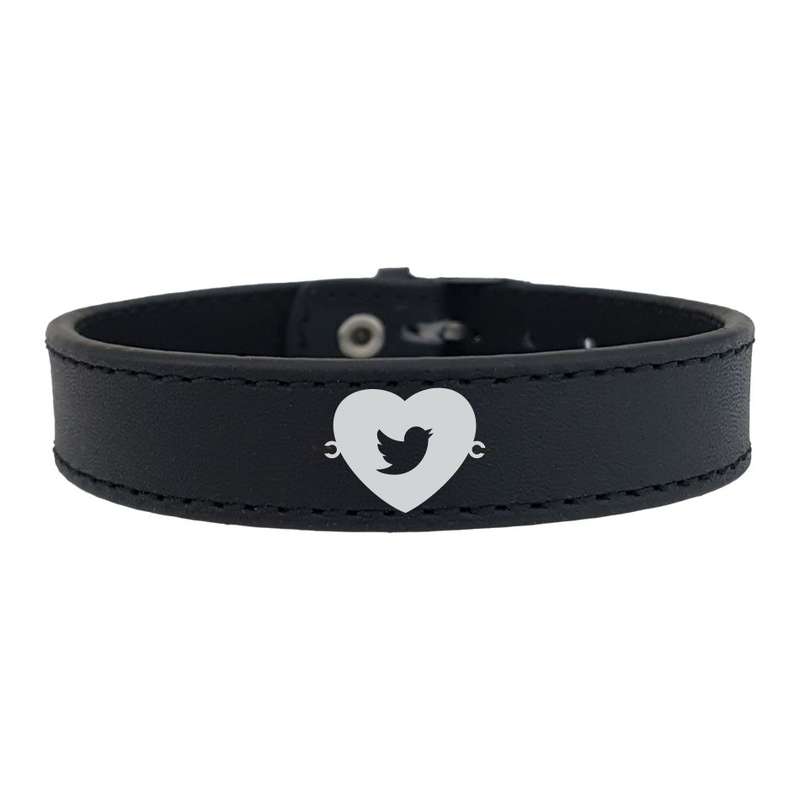 دستبند نقره ترمه 1 مدل قلب و پرنده کد MHDCF 0048