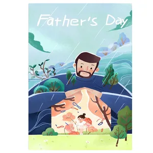 کارت پستال کاف پستال مدل روز پدر کد D1003