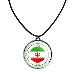 گردنبند خندالو مدل پرچم ایران کد 2051620523