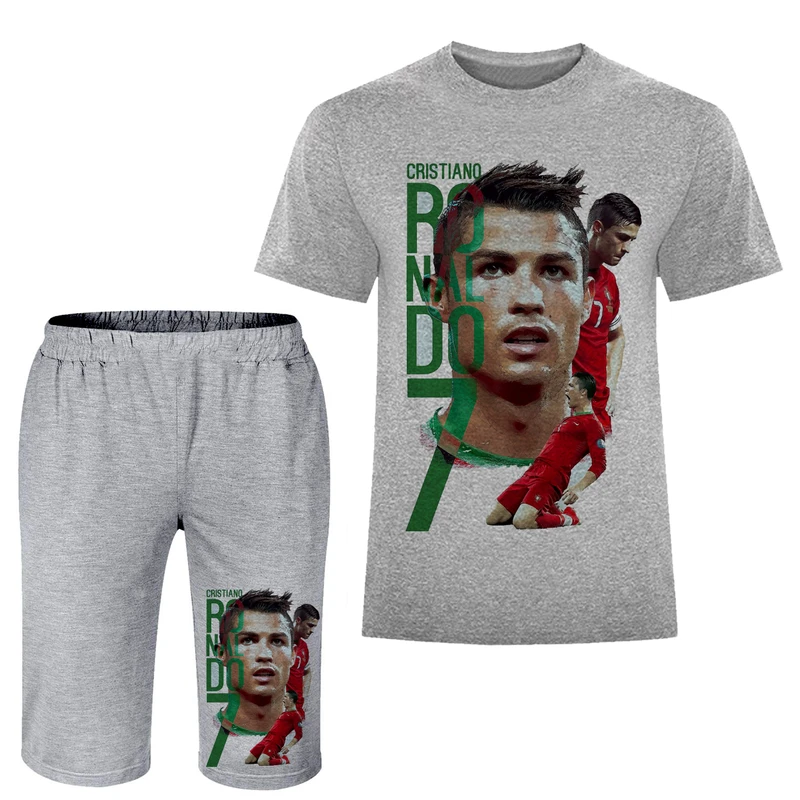 ست تی شرت و شلوارک مردانه مدل رونالدو A248