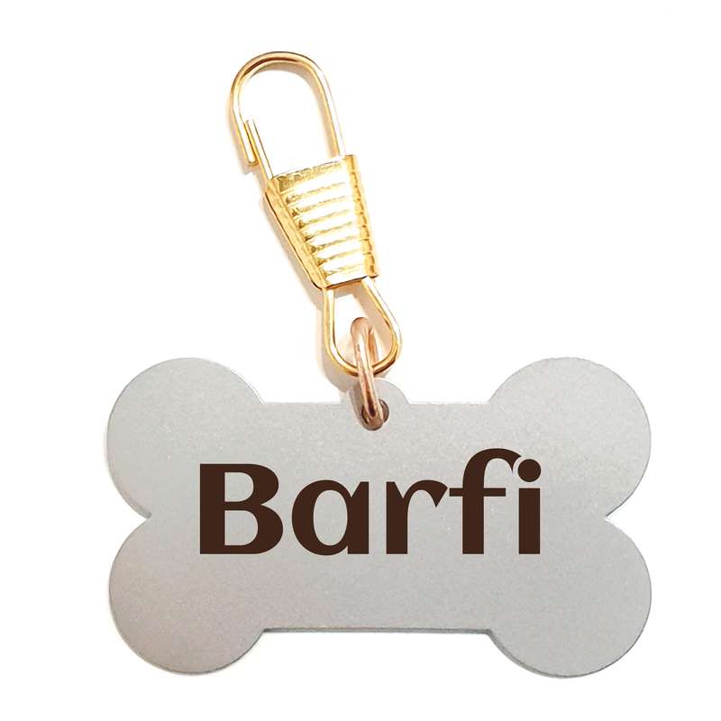 پلاک شناسایی حیوانات مدل استخوان طرح Barfi