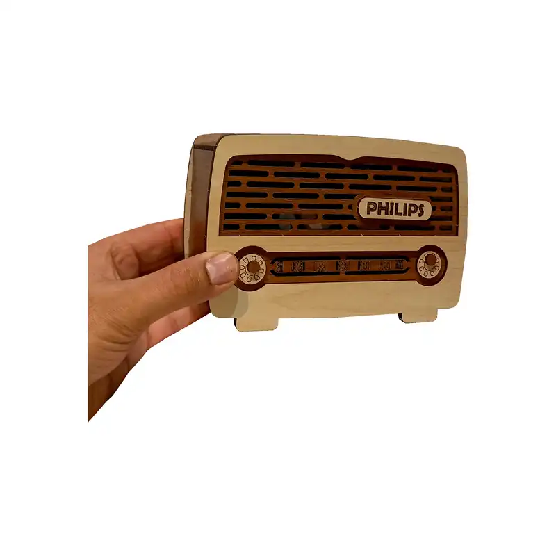 رومیزی قلمکار مدل رادیو