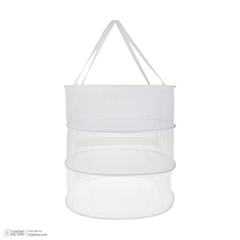 سبزی خشک کن دستی رویا مدل سقف ضد آب و فنر ضد زنگ سه طبقه