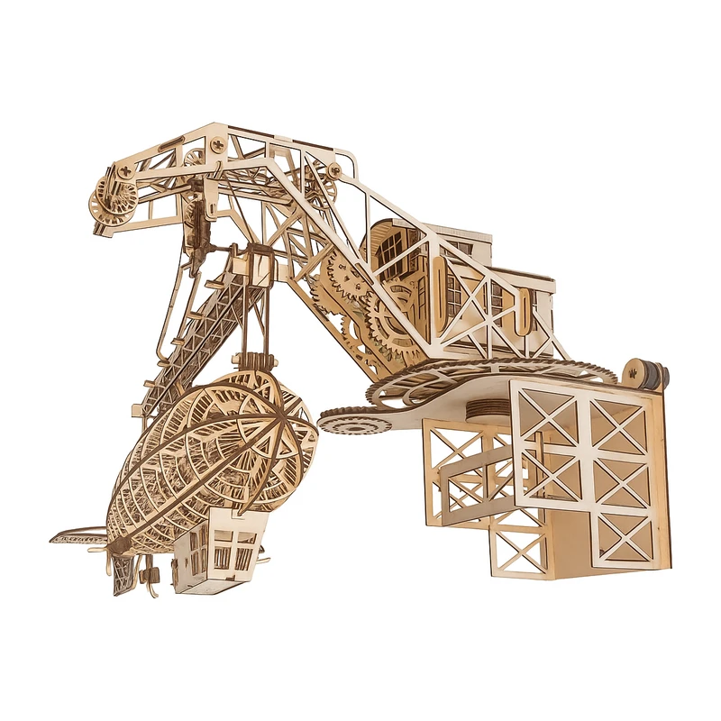 ساختنی 310 تکه مدل ماکت چوبی بالون دیوارکوب کد M203