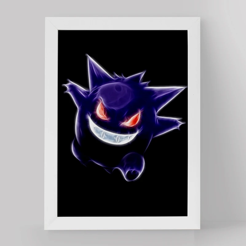 تابلو خندالو مدل گنگار انیمه پوکمون کد 17400