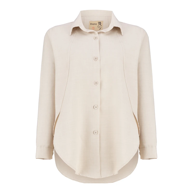 مانتو شومیزی زنانه السانا مدل گونای کد 221779