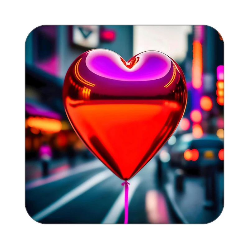 زیر لیوانی کاکتی مدل عاشقانه کد mp13073